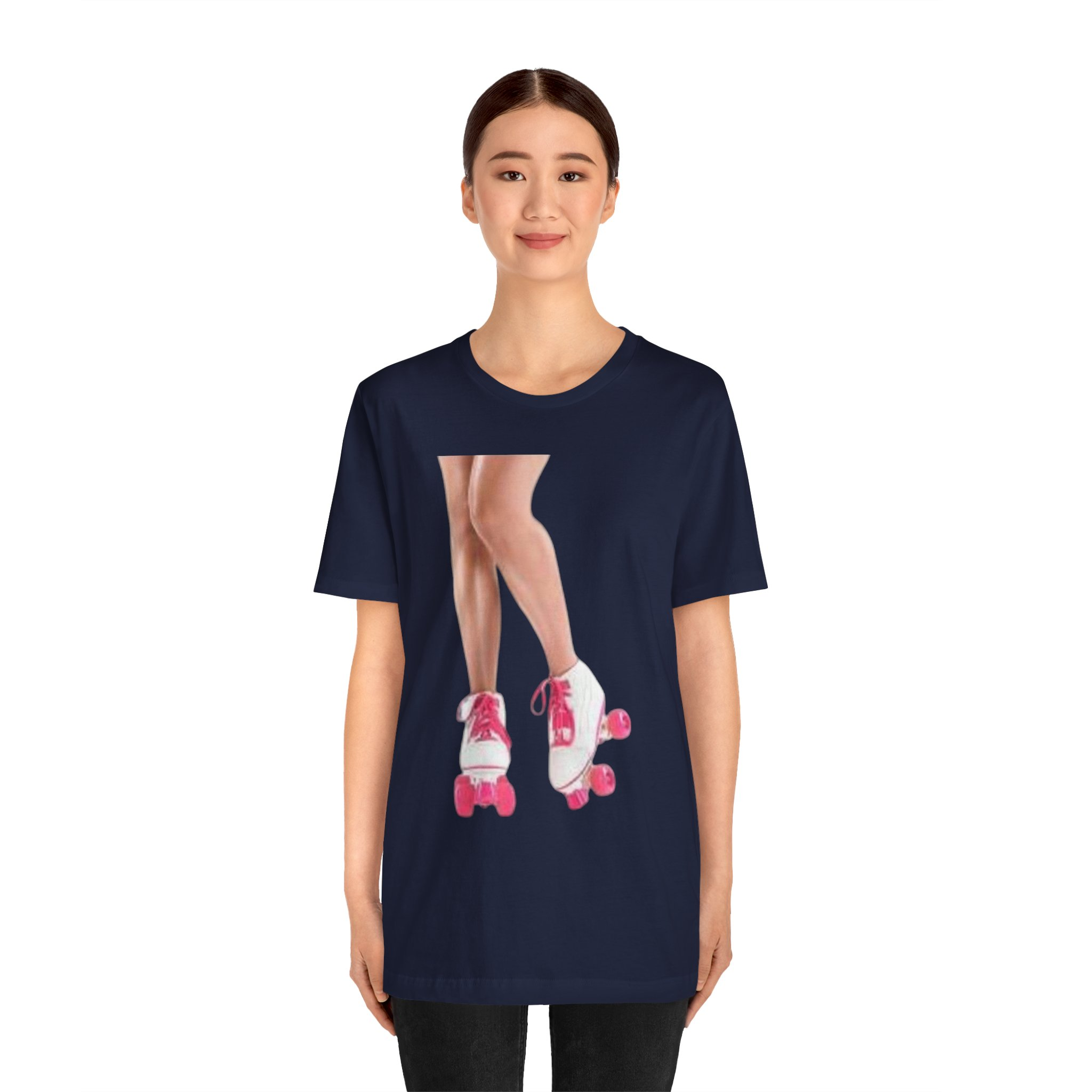 WHITE Roller Skating Vibes Unisex Tee, Fun Gift for Skaters, Retro Apparel - Image 6