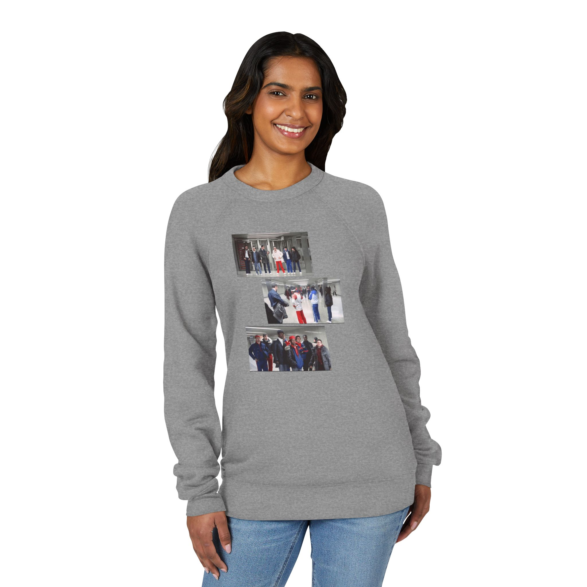 Beat Street Train Station Battle Stylish Unisex Sweatshirt with Unique Graphics - Image 2