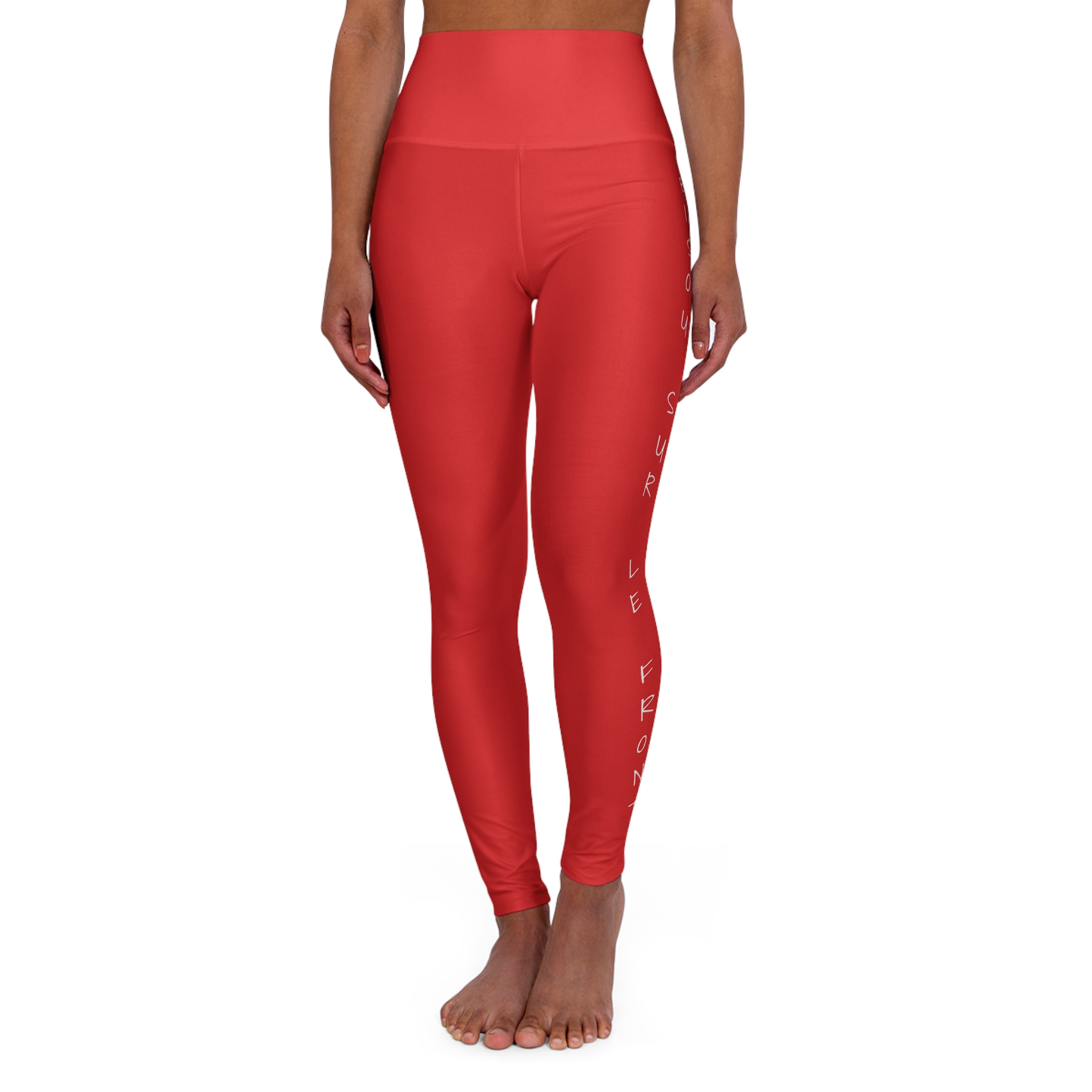 BISOU High Waisted Yoga Leggings - Comfortable Activewear for Fitness - Image 2