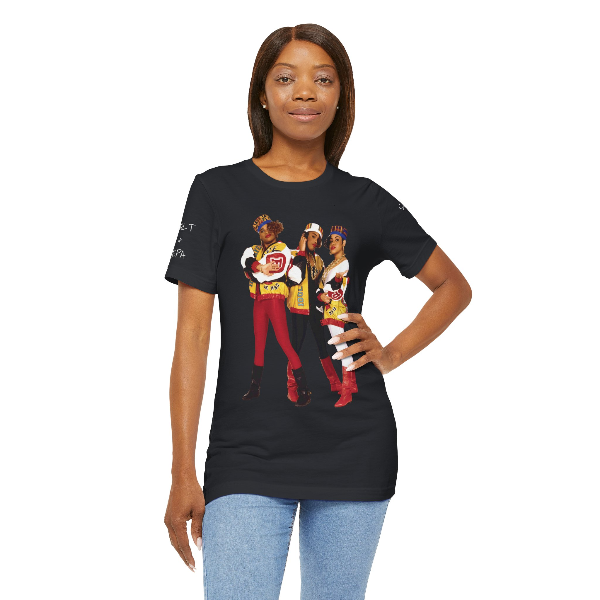 S&P- Vintage Style Unisex Jersey Tee with Fun Design, Retro T-shirt - Image 5