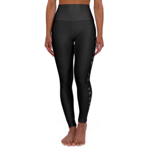 Bisou High Waisted Yoga Leggings with Motivational Text, Activewear, Fitness [...]